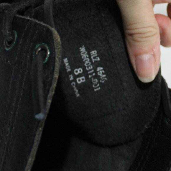 Ralph Lauren Polo Country Black Leather Lace Up Boots sz 8 - Picture 7 of 7